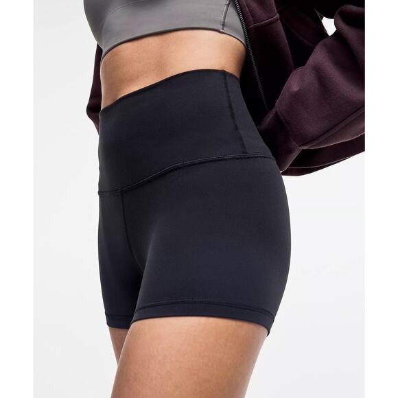 lululemon athletica Pants - Lululemon women Align High-Rise Short 4" black shorts size 4